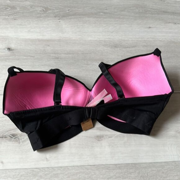 Victoria Secret PINK
Wear Everywhere Wireless Push-Up Bra BLACK 36DD Nwt - Picture 6 of 7
